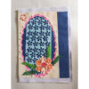 Flower in Mirror Navy Blue - Handmade Paper Craft