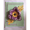 Flower Craft Green and Purple - Handmade Paper Craft